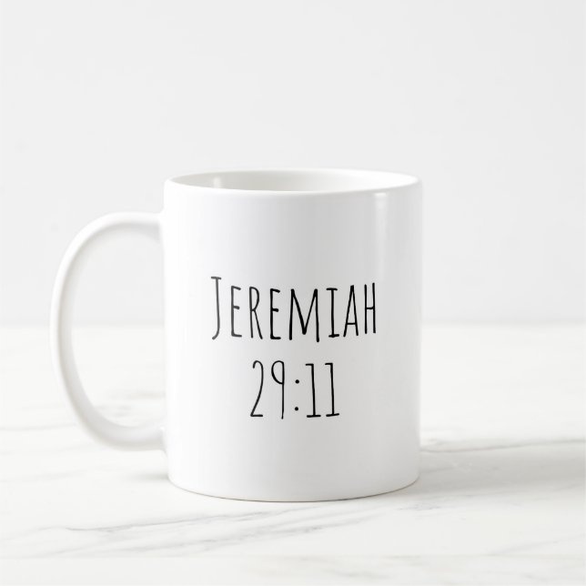 De Café A Caneca "Jeremias 29:11" (Esquerda)