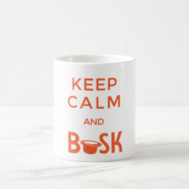 De Café A caneca mantem a calma e o Busk