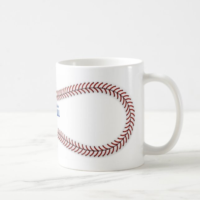 De Café A caneca oficial do basebol (Direita)
