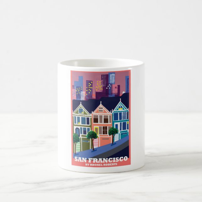 De Café A caneca pintada do Victorian das senhoras (Centro)
