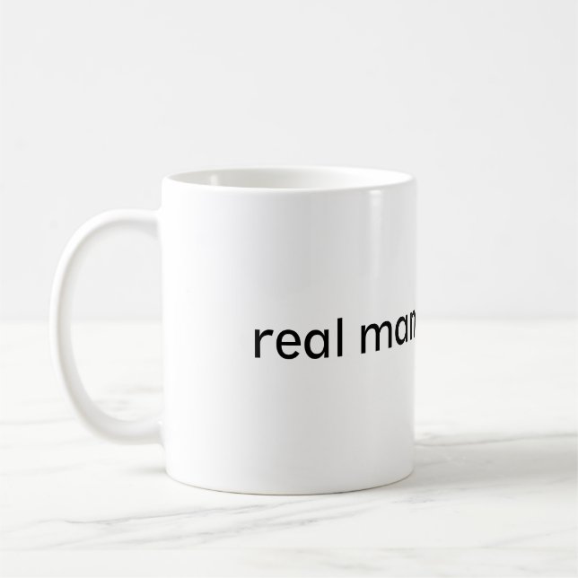 De Café A caneca real do homem - um produto do RW do (Esquerda)