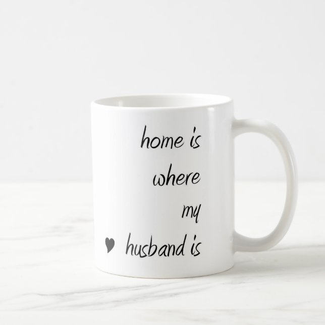 De Café A casa é o lugar onde meu marido é caneca (Direita)
