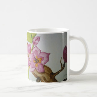 De Café a cereja floresce caneca