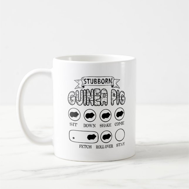 De Café A cobaia teimoso engana a caneca (Esquerda)