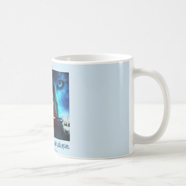 De Café A leitura está sonhando a caneca (Direita)