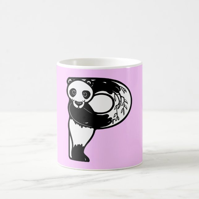 De Café A letra P é para a caneca da inicial do monograma (Centro)