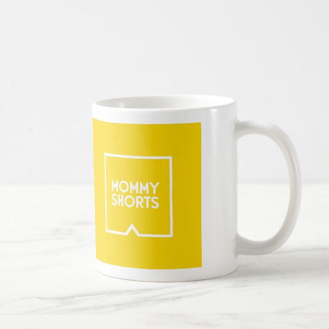 De Café A mamãe Shorts a caneca - amarelo (Direita)