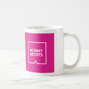 De Café A mamãe Shorts a caneca - rosa