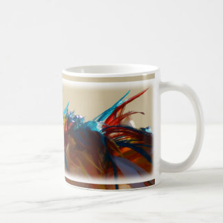 De Café A mantilha indiana empluma-se a caneca