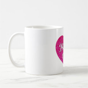 De Café A matemática é uma caneca cor-de-rosa duro