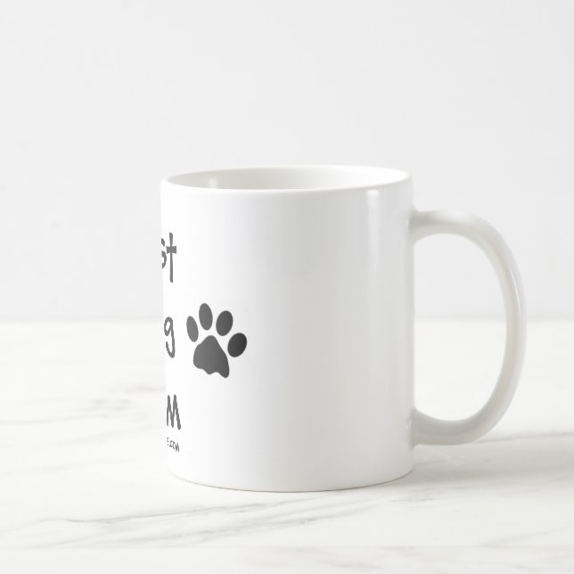 De Café A melhor caneca da mamã do cão (Direita)