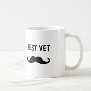 De Café A melhor caneca do bigode do VETERINÁRIO, para