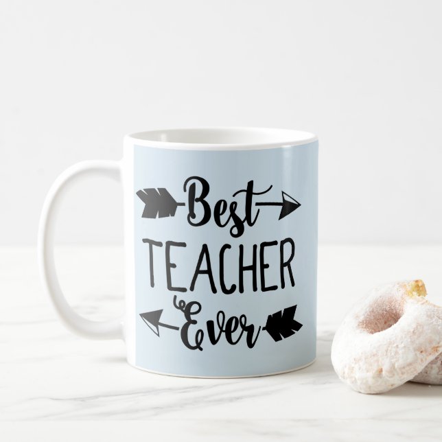 De Café A melhor caneca do professor da seta do professor (Com Donut)