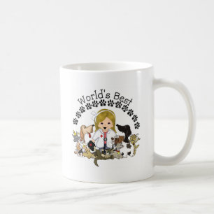 De Café A melhor caneca veterinária do mundo - cabelo