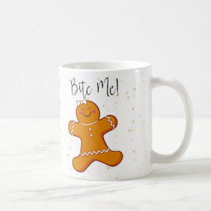 De Café A mulher do pão-de-espécie, morde-me caneca do