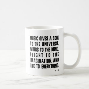 De Café A música dá uma alma à caneca do universo