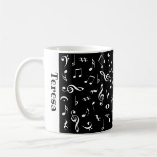 De Café A música personalizada nota a caneca