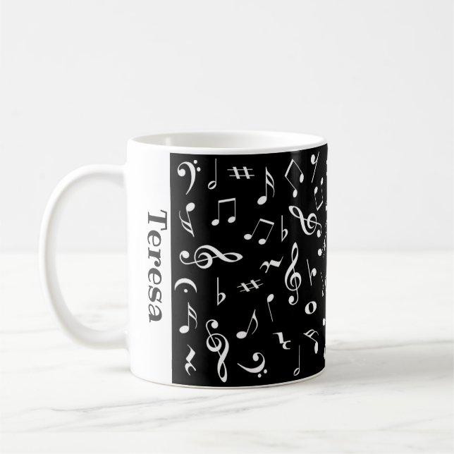 De Café A música personalizada nota a caneca (Esquerda)