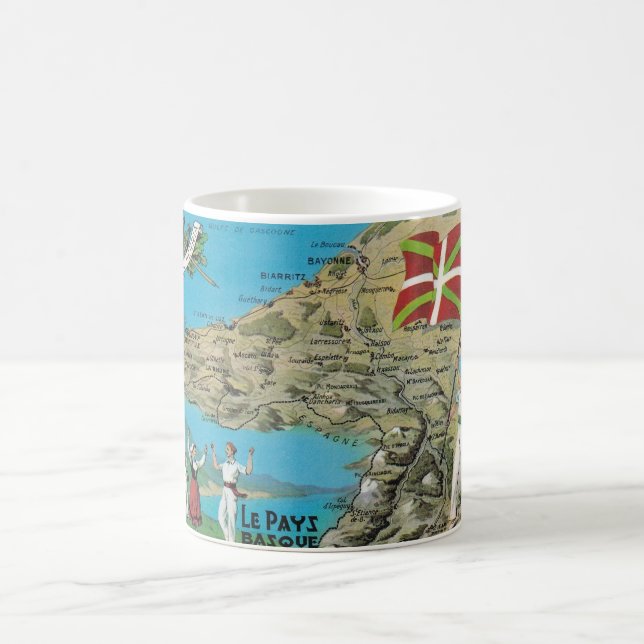 De Café A Região Basca da Espanha Caneca (Centro)