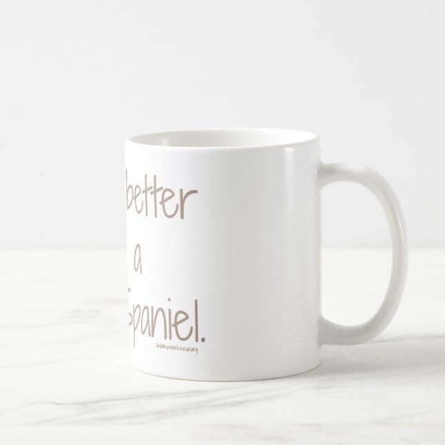 De Café A vida é melhor caneca (Direita)