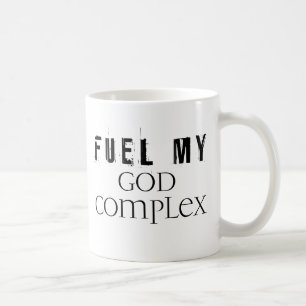 De Café Abasteça minha caneca do complexo do deus