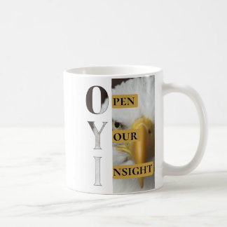 De Café Abra Seu Discernimento – Caneca Simbólica Minimali