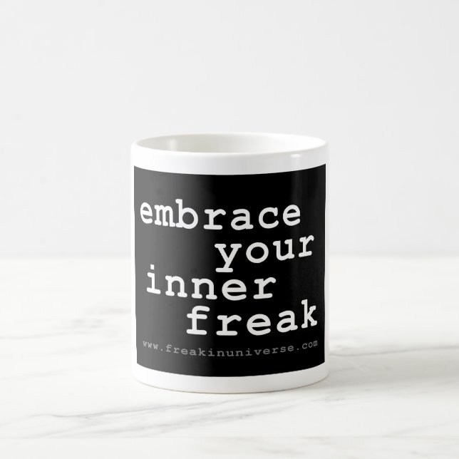 De Café abrace seu anormal interno - caneca (Centro)