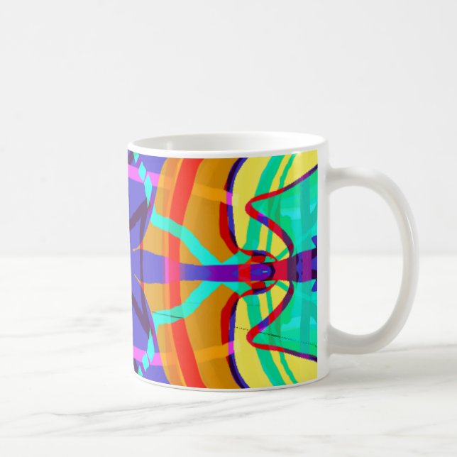 De Café Abstrato e na caneca da cor (Direita)