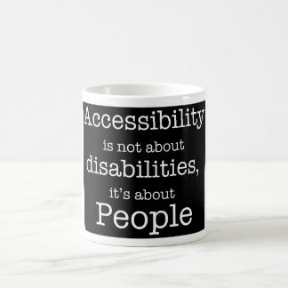 De Café Acessibilidade = pessoas da caneca