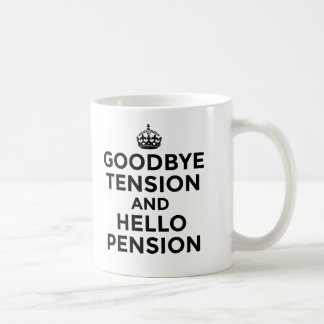 DE CAFÉ ADEUS TENSÃO E OLÁ! CANECA DA PENSÃO