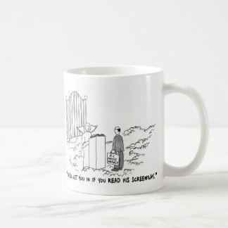 De Café Agente na caneca do clássico do céu