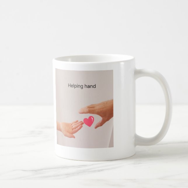 De Café Ajuda na caneca da mão (Direita)