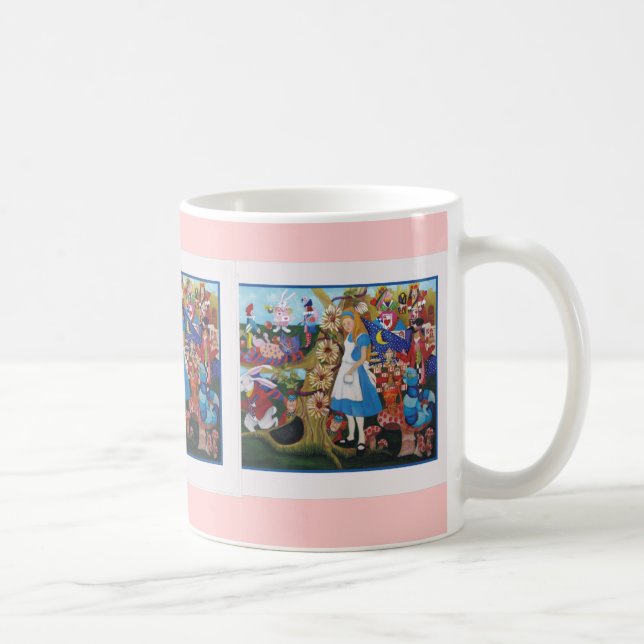De Café Alice na caneca do país das maravilhas (Direita)