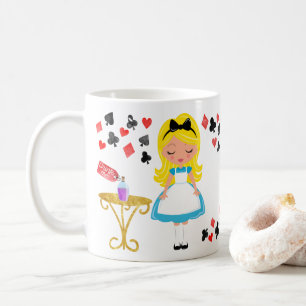 De Café Alice na caneca do país das maravilhas