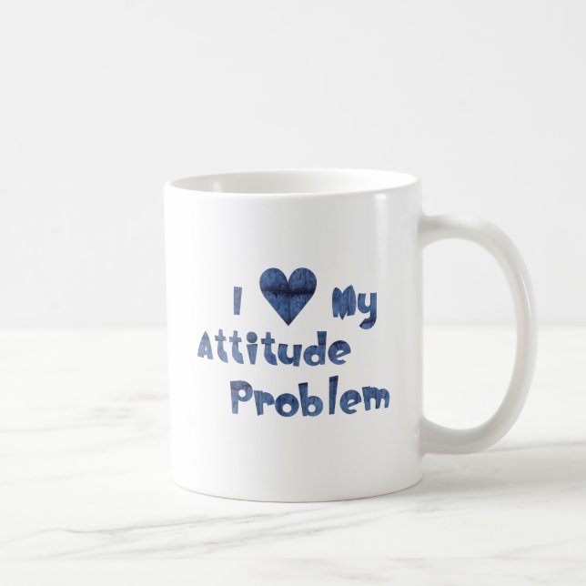 De Café Ame minha caneca do problema da atitude (Direita)