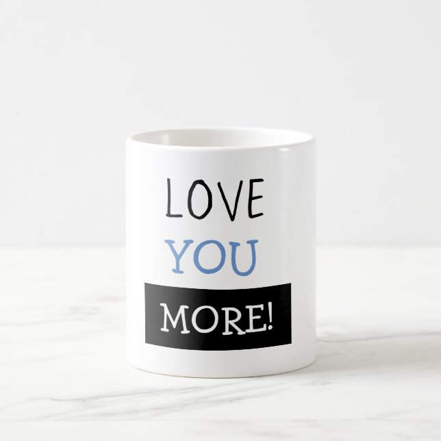 De Café "Ame-o mais" caneca (Centro)