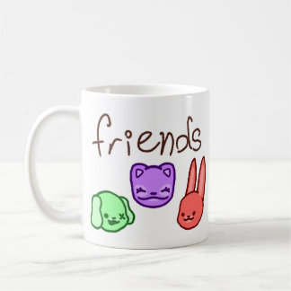 De Café Amigos Coloridos Caneca Animal REVISTA