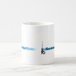 De Café Amole o dia! Caneca do presente para cabeleireiro