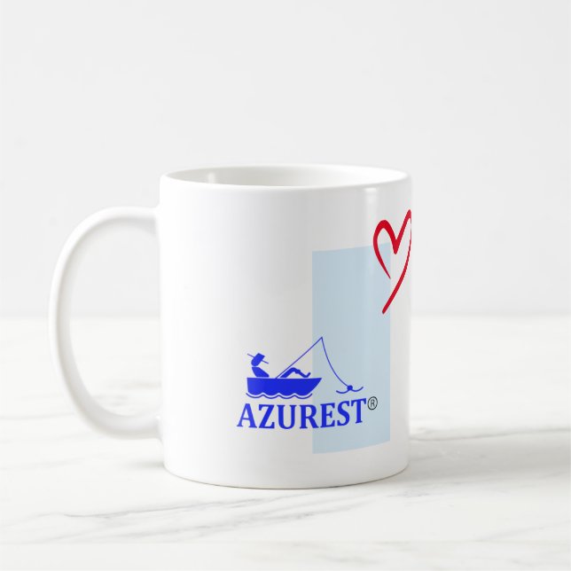 De Café AMOR caneca AZUREST (Esquerda)