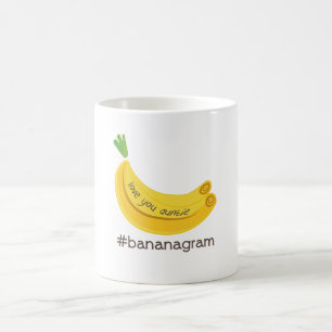 De Café Amor do #bananagram você Auntie Caneca