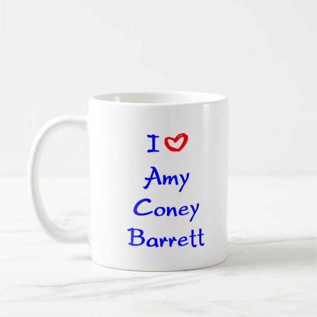 De Café amy coney barrett caneca (Esquerda)