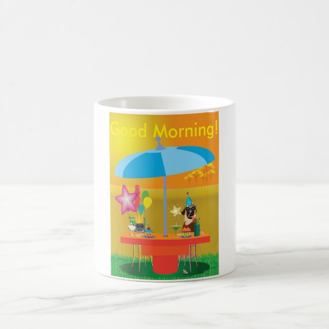 De Café Animais, caneca - partido para dois (Centro)