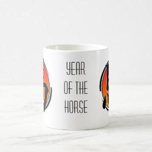 De Café Ano da caneca do cavalo