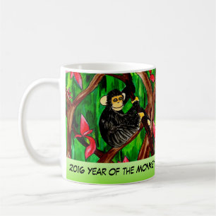 De Café Ano da caneca do macaco