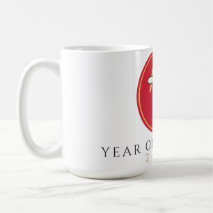De Café Ano do Bode 2027 Ano Novo Lunar Caneca Chinesa