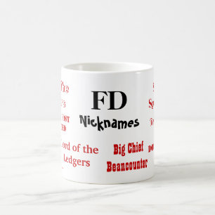 De Café Apelidos engraçados do FD! Diretor Caneca da