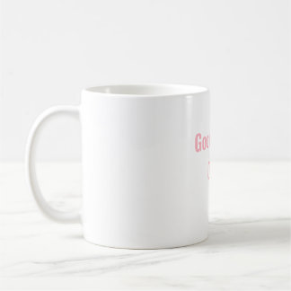 De Café Apenas Boas Vibrações caneca rosa-Citação positiva