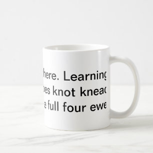 De Café Aprendendo a caneca dos Homophones