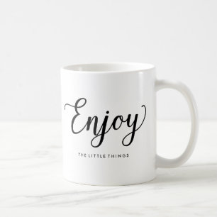 De Café Aproveite as Pequenas Coisas Caneca