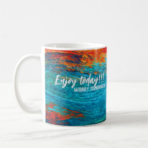 De Café aproveite o dia se preocupe amanhã caneca 26 warp